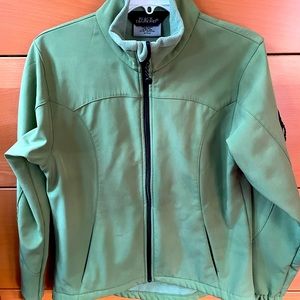 Fleece lined water resistant jacket